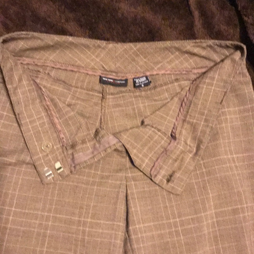 Tan n brown pants. comfy and professional